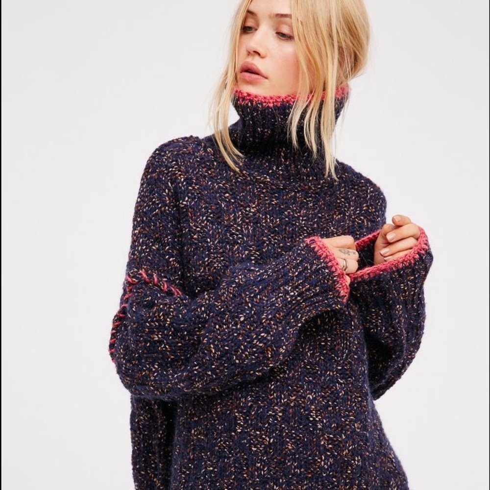FREE PEOPLE ECHO COZY TURTLENECK SWEATER
